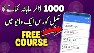 How to Earn 1000 Dollars Per Month  Free Blogging Course in urduHindi [upl. by Ikuy]