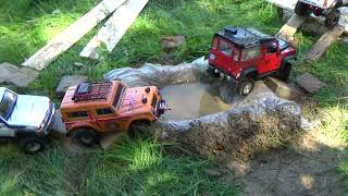 Randonnée en crawlers radiocommandés trial en voiture  Massy 2017 RC [upl. by Messab121]