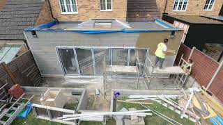 House Extension 2021  Entire Build Time Lapse Extended [upl. by Feigin164]