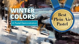 Winter Colors Free Pastel Demonstration [upl. by Ellehcyar]