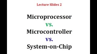 Microprocessor VS Microcontroller  MPC  Lec5  Bhanu Priya [upl. by Kinsley]