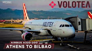 Volotea  A pleasant surprise  A320  Athens to Bilbao [upl. by Acceber20]