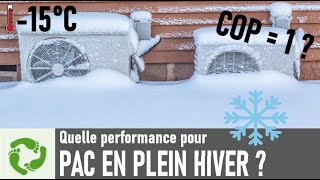 POMPE à CHALEUR  COMMENT VERIFIER LE COP REEL HIVER [upl. by Thorbert386]