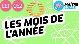 Les mois de lannée CE1  CE2  Cycle 2  Questionner le monde  Se repérer dans le temps [upl. by Noslen562]