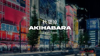 Akihabara Night Walking Tour · 4K HDR [upl. by Adrea460]