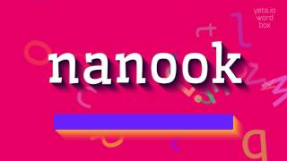 HOW TO SAY NANOOK nanook [upl. by Reckford158]