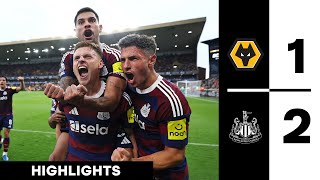 Wolves 1 Newcastle United 2  Premier League Highlights [upl. by Bibby]