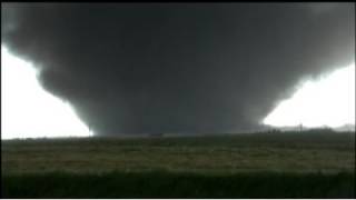 Extreme Manitoba tornado Violent wedge [upl. by Kihtrak]