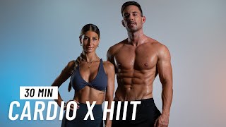 30 MIN CARDIO HIIT WORKOUT  ALL STANDING  Full Body No Equipment No Repeats [upl. by Petulah]