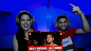 REACT Lili e Maria x Billy e Matheus  76ª Batalha da Norte [upl. by Melitta]