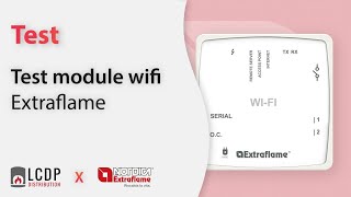 Test module wi fi Extraflame [upl. by Hcire]