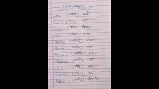 Word meaning English amphindi daily use wordbasic English spoken knowledge📝viral Easylearnfor [upl. by Hyams]