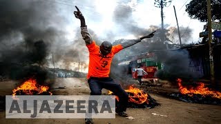 Kenyas election rerun marred by unrest and protests [upl. by Valera]