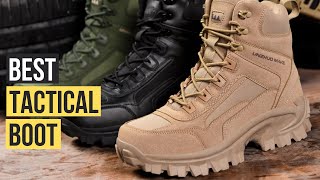 Best Tactical Boot  Tactical Army Mens Military Boot Review [upl. by Marco]