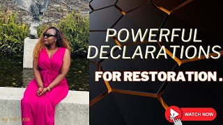 PROPHETIC DECLARATIONS TO RECOVER YOUR WASTED YEARS [upl. by Steere]