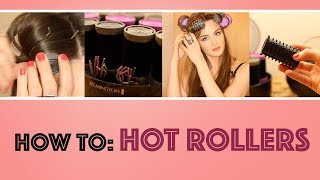 How to use Hot Rollers  Get gorgeous hair within minutes Hair Rollers Tutorial  PEACHY [upl. by Mikey649]