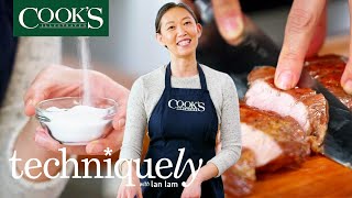 3 Salting Methods for BetterTasting Meats  Techniquely With Lan Lam [upl. by Serle905]