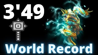 MHW Iceborne Zinogre 349 Hammer World Record [upl. by Ardried584]