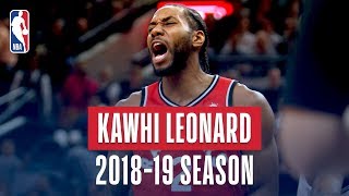 Kawhi Leonards Best Plays From the 201819 NBA Regular Season [upl. by Bellina]