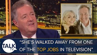 Piers Morgan On Holly Willoughbys This Morning Exit quotIts Clearly Shaken Her So Badlyquot [upl. by Haggai291]