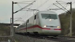 ICESchnellfahrstrecke HannoverGöttingen  HighSpeed [upl. by Nahtad]