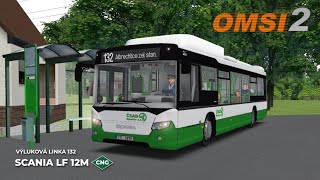 OMSI 2 052 CZ Havířov V40 » 132  SCANIA Citywide LF 12 CNG výluková linka [upl. by Yensehc]