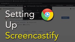 Screencastify Tutorial Part 1 Installing the Extension [upl. by Bergmann]