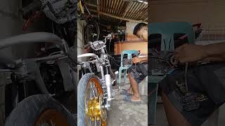 LOLO X4 LANG SAKALAM😁💪 motorcycle 2stroke rebuild restoration wiring suzukix4 shortvideo [upl. by Marcela]