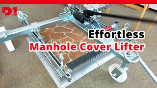 Manhole Cover Lifting Made Easy [upl. by Laamak]