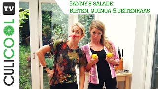 Sannys salade bieten quinoa amp geitenkaas  Nicole amp Sanny [upl. by Taylor]