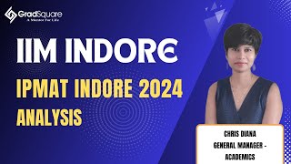 IPMAT Indore 2024 Analysis  IIM Indore IPM 2024 [upl. by Aixela631]