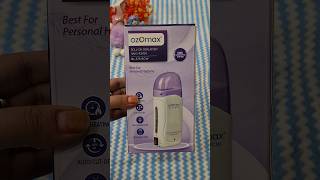 I tried😊 Ozomax Rollon Depilatory wax heater review in HindiShortsRoll on wax heater how to use [upl. by Ahtikal]