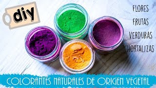 Cómo hacer colorantes naturales  vegetales en polvo 🥕 [upl. by Aynekal]