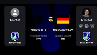 BabyWolf vs GgBrother5  33 Draw  Efootball  PES Mobile [upl. by Shanon279]