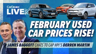 Used car prices RISE in February – but can it continue [upl. by Llemaj]