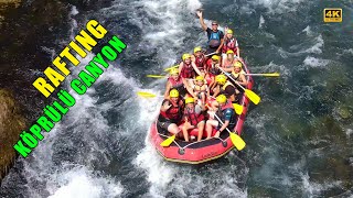 Rafting in Antalya Turkey  4K Aerial Video [upl. by Grethel]