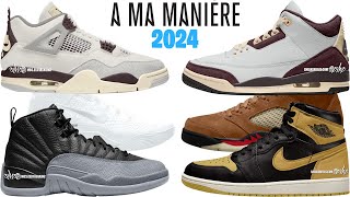 NEW A MA MANIERE AIR JORDAN 4  3 2024 FALL 2024 AIR JORDAN RELEASES KOBE 9 RETURNING  MORE [upl. by Shelly]