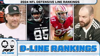 2024 NFL Defensive Line Rankings  PFF NFL Show [upl. by Blight592]