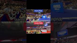 Kamala Harris Rally vs Trump Rally [upl. by Enilraep]