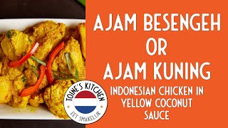 How to Make Ajam Besengeh  Kuning Indonesian Chicken in Yellow Coconut Sauce [upl. by Ahsercul]