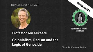 Colonialism Racism and the Logic of Genocide webinar [upl. by Donovan868]