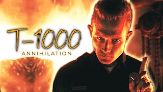 T1000  ANNIHILATION  Terminator 2 Judgment Day [upl. by Ellevehc]