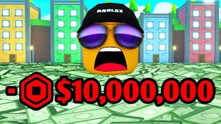 HOW i MADE 10000000 Robux amp LOST it in 8 mins [upl. by Jordan]