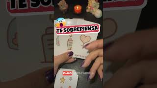 TE SOBREPIENSA 👇 tarotmexico tarotespana amor tarot tarotreading [upl. by Edea]