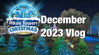 Alton Towers Christmas Vlog December 2023CHAOTIC🤣 [upl. by Ajssatan]