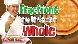 Fractions are Parts of a Whole  Jack Hartmann [upl. by Aeynod]