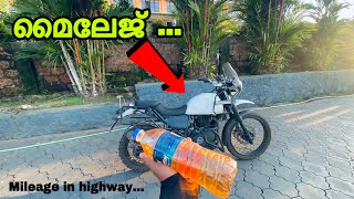 Himalayan mileage test Malayalam ⛽️ Himalayan highway ൽ എത്ര മൈലേജ് ഉണ്ടെന്ന് നോക്കിയാലോ 🧪😃 [upl. by Kesley]