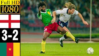 England 32 Cameroon Quarterfinals World cup 1990  Full highlight  1080p HD [upl. by Faye]