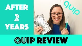 Quip Toothbrush Review  Pros amp Cons [upl. by Nalyr252]