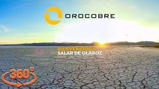 Tour 360° de la Planta de litio Olaroz de Orocobre 4K [upl. by Wymore750]